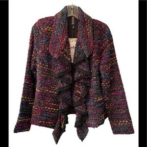 Berek NWT Textual Harmony multicolored jacket size S